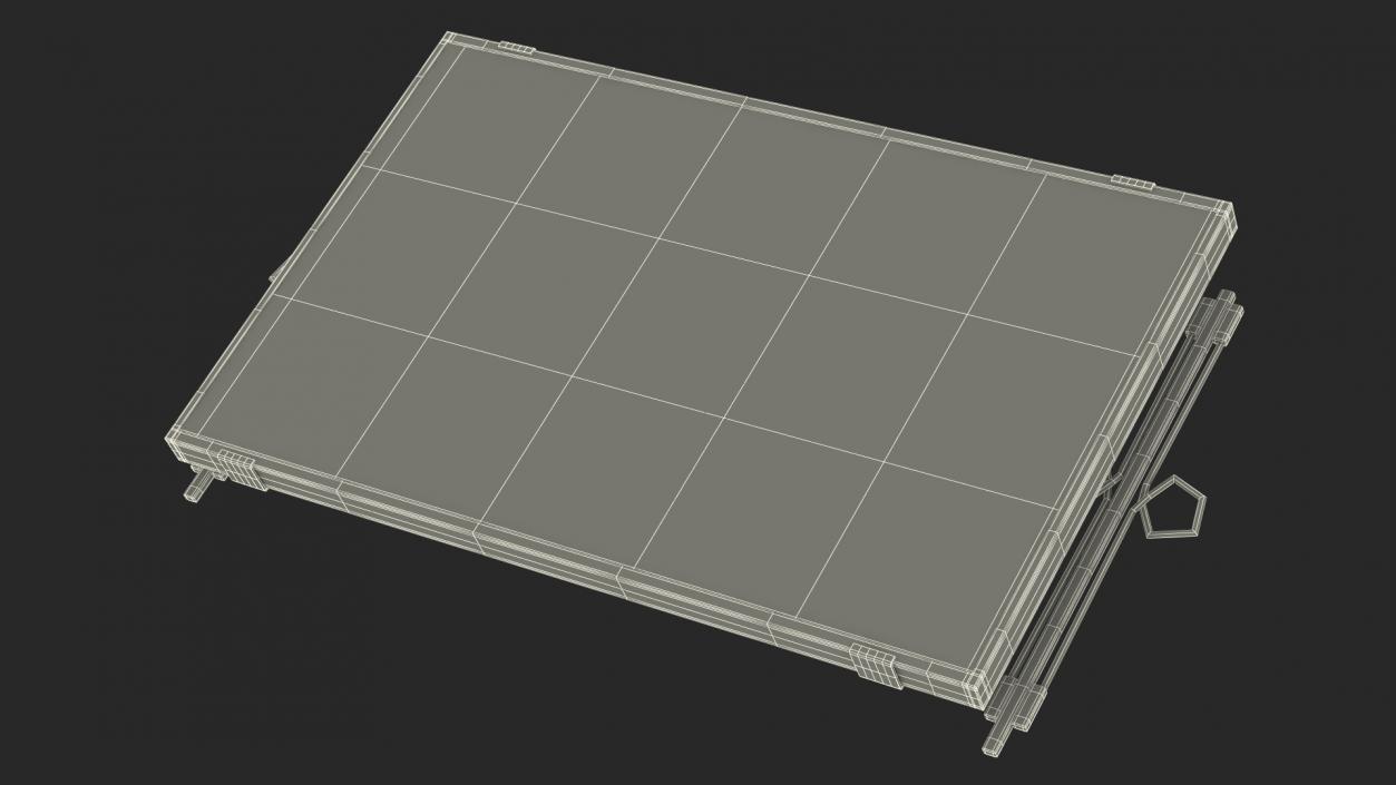 Monocrystalline Solar Panel 3D