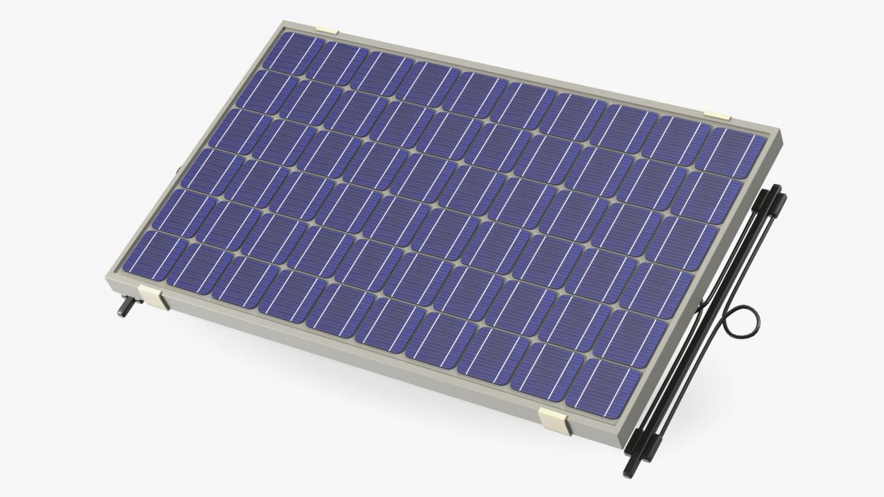 Monocrystalline Solar Panel 3D