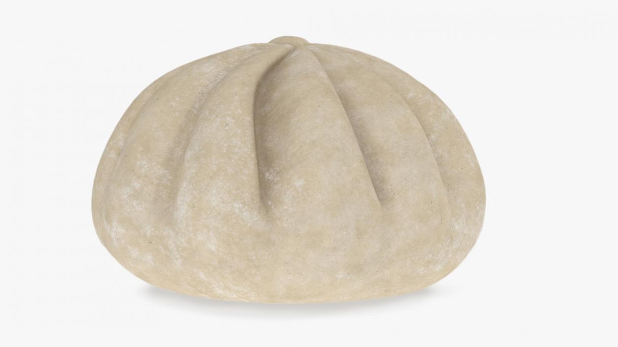 3D Asian Dumpling Raw for 3D Print 2 model