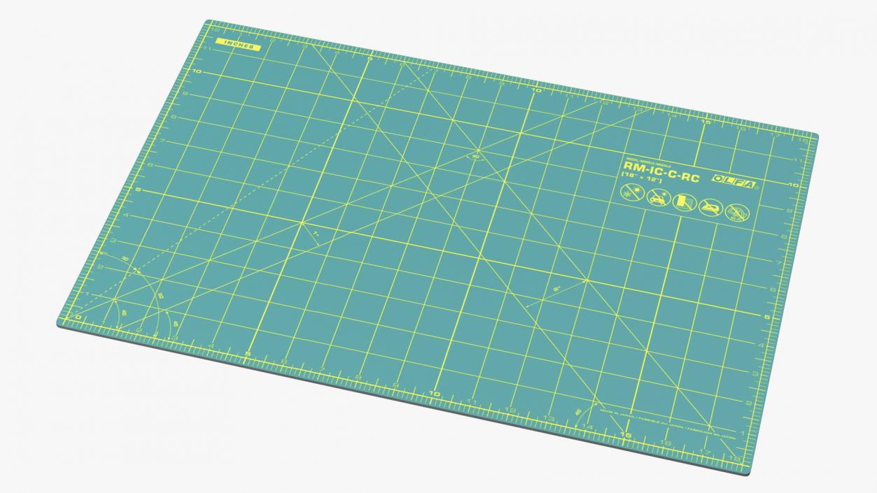 Olfa RM-IC-C-RC Cutting Mat 3D