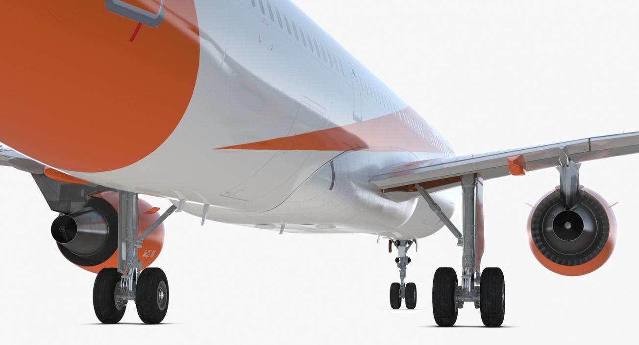 Airbus A321 EasyJet Airline 3D