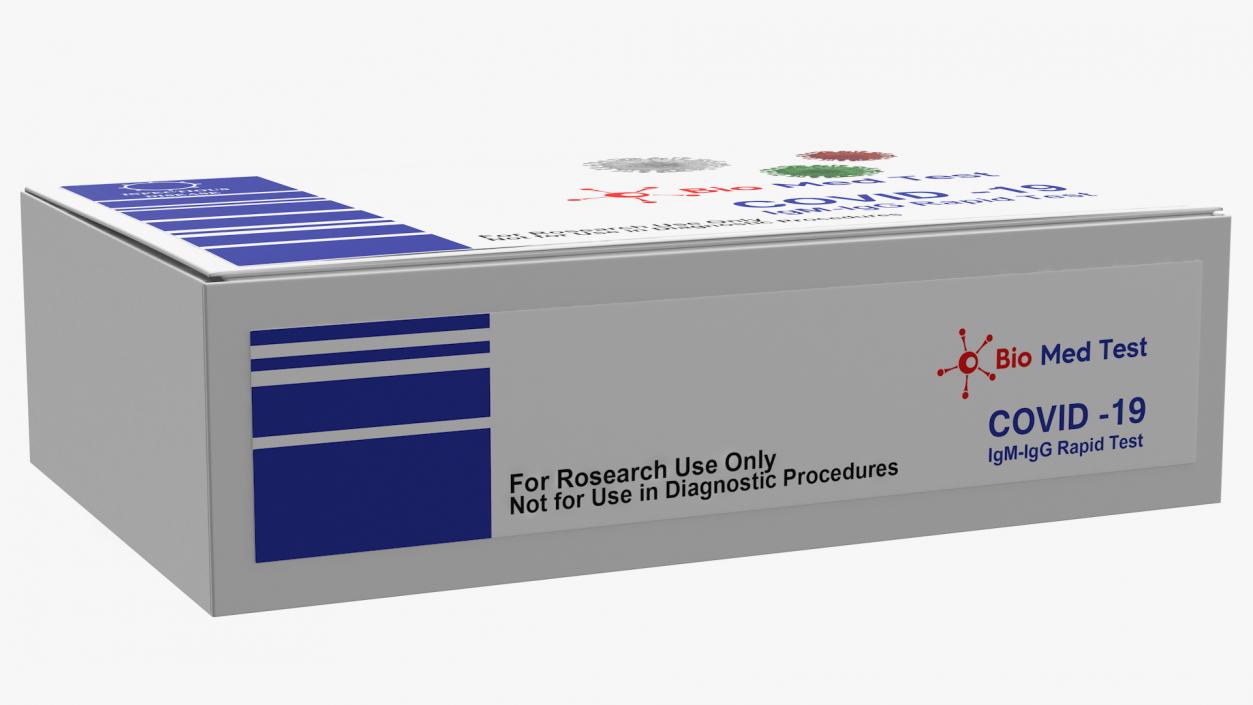 COVID 19 Rapid Diagnostic Tests Collection 3D