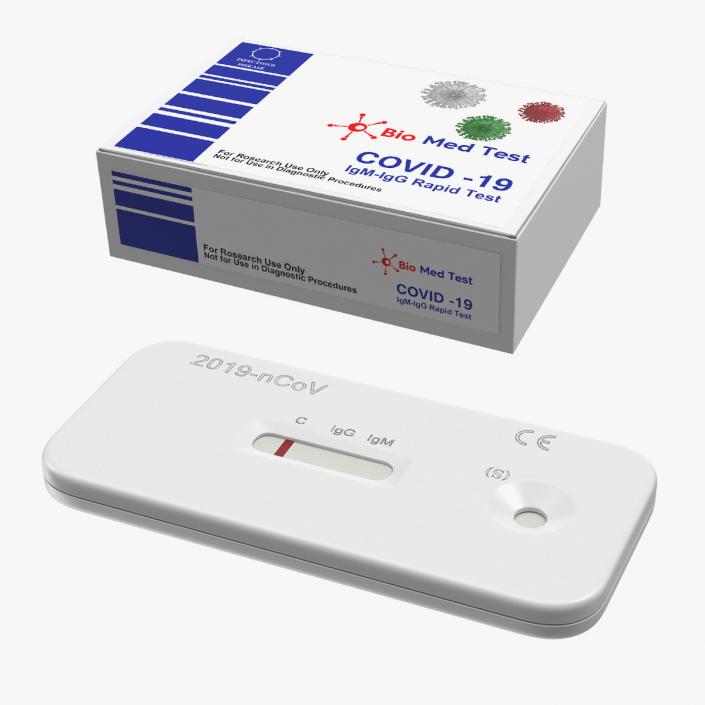 COVID 19 Rapid Diagnostic Tests Collection 3D