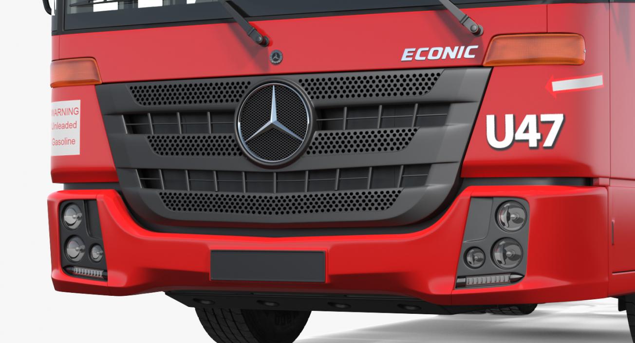 3D Mercedes-Benz Econic 2630 6x4 Rigged