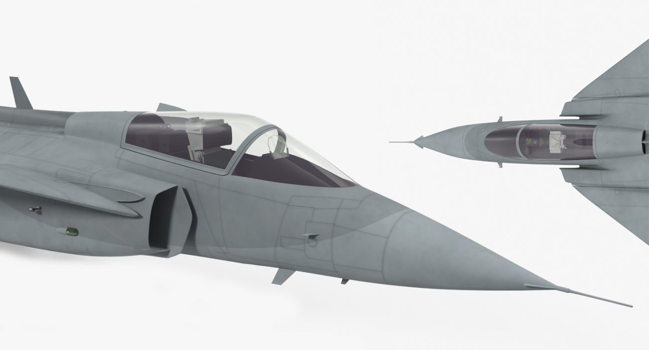 3D Saab JAS 39 Gripen model