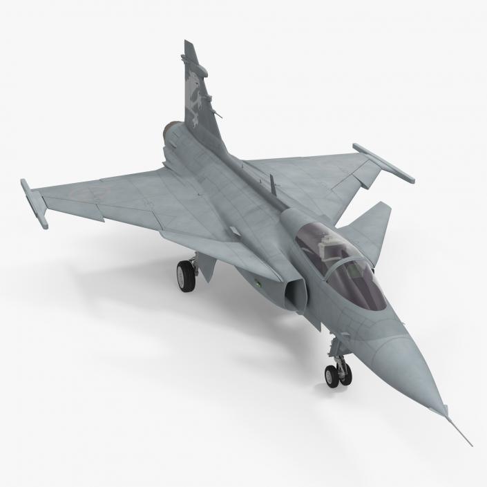 3D Saab JAS 39 Gripen model