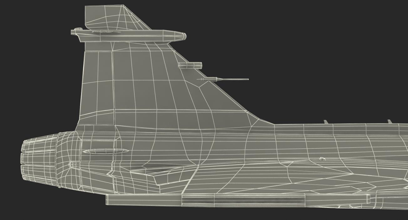 3D Saab JAS 39 Gripen model