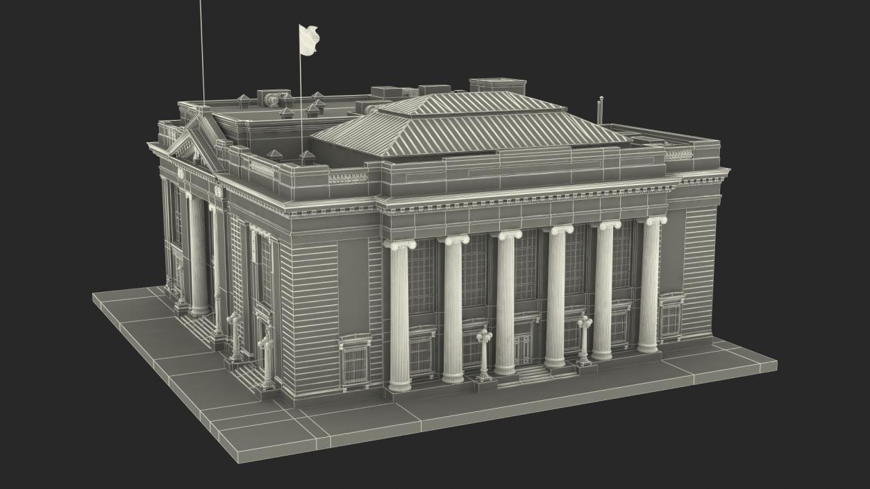 3D Riggs National Bank Building model