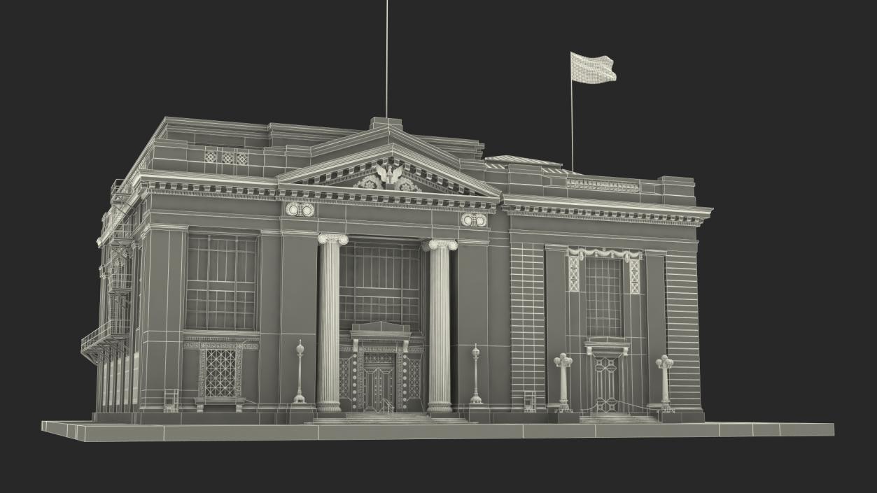 3D Riggs National Bank Building model