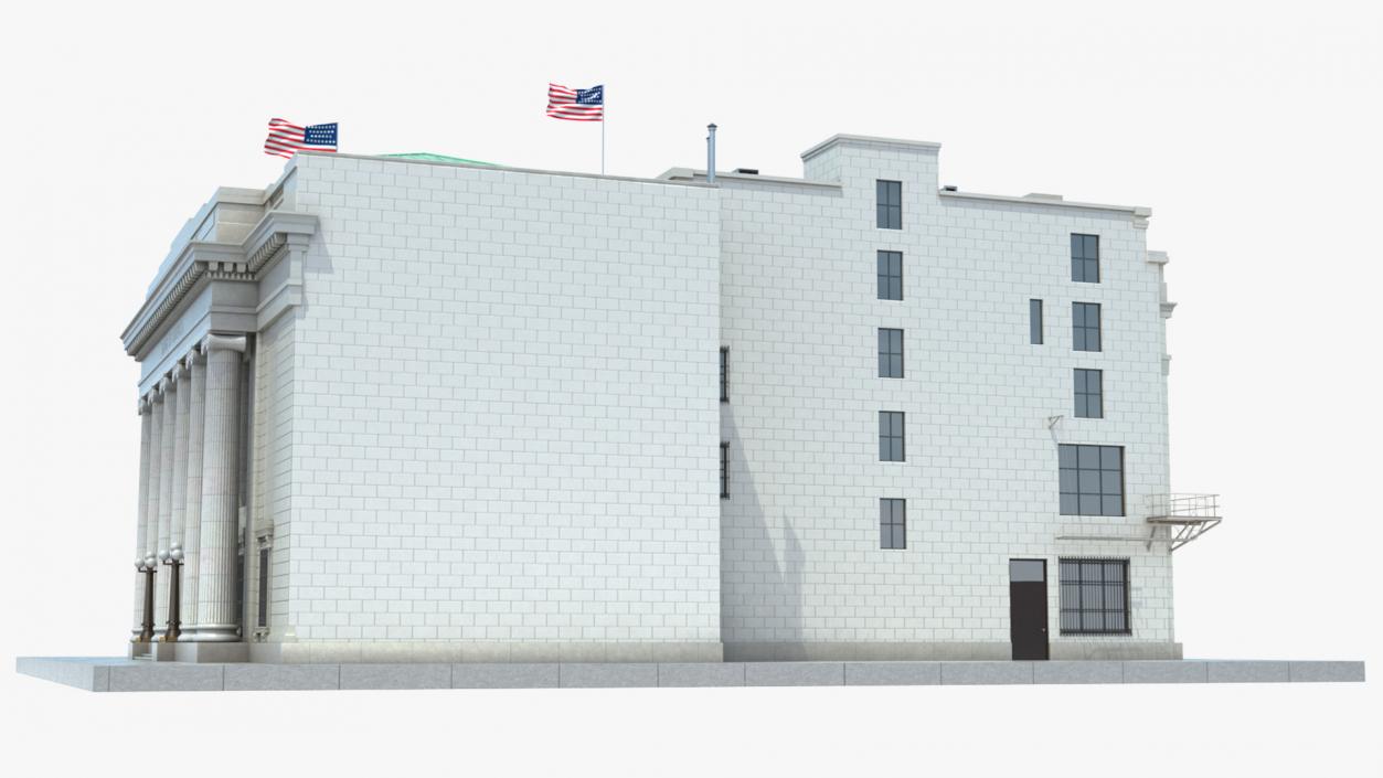 3D Riggs National Bank Building model