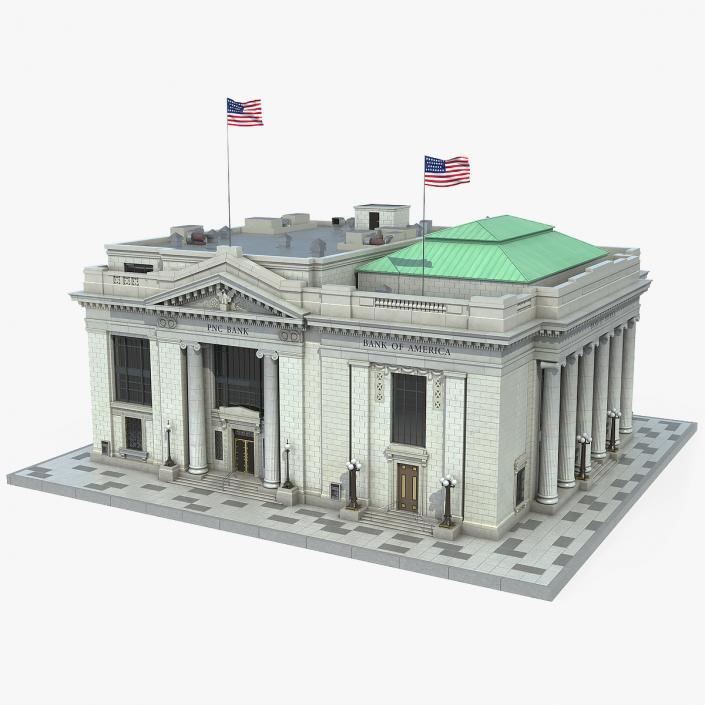 3D Riggs National Bank Building model