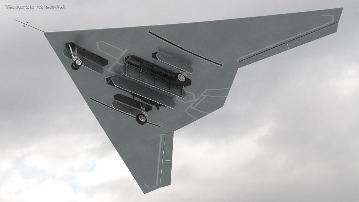 Stealth UCAV 3D