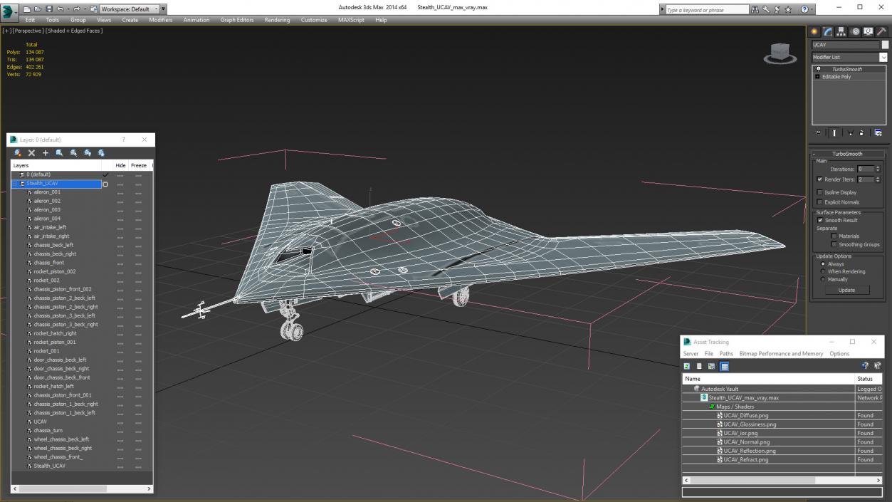 Stealth UCAV 3D