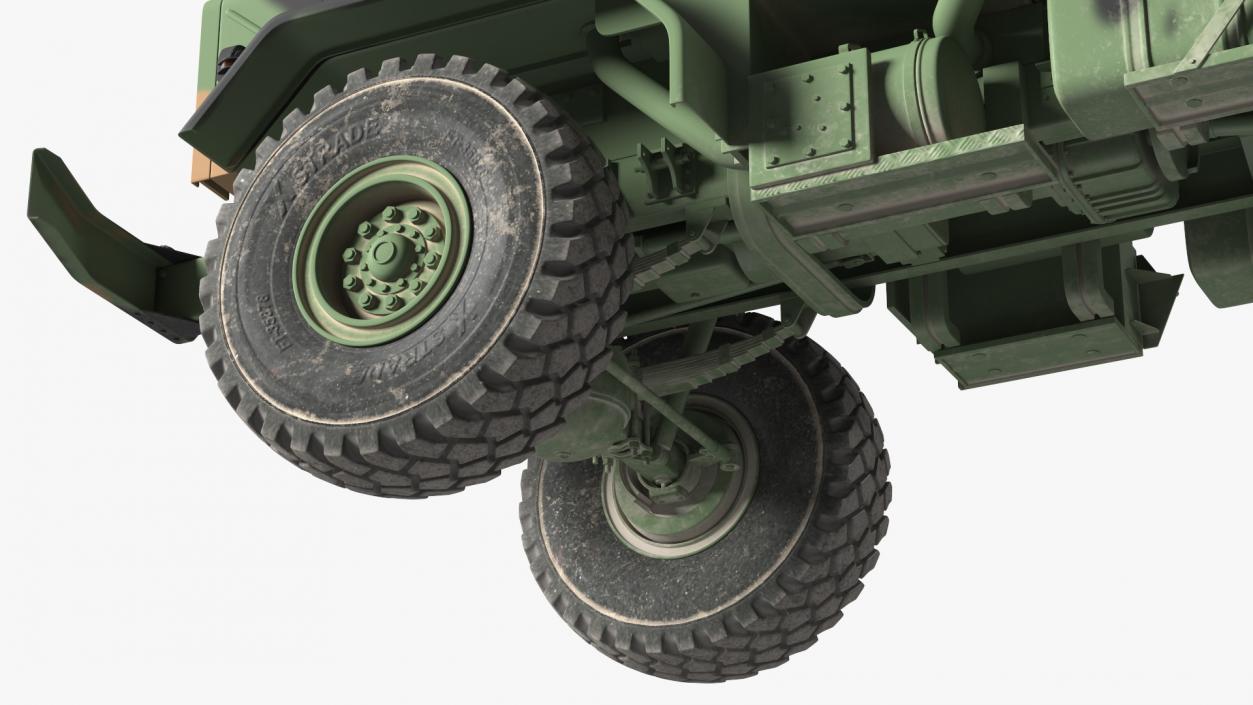 3D model M939 Military Dump Truck Green