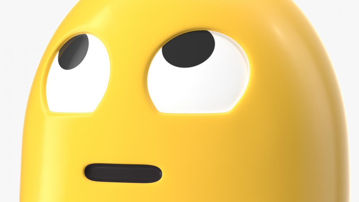 Eye Roll Android Emoji 3D