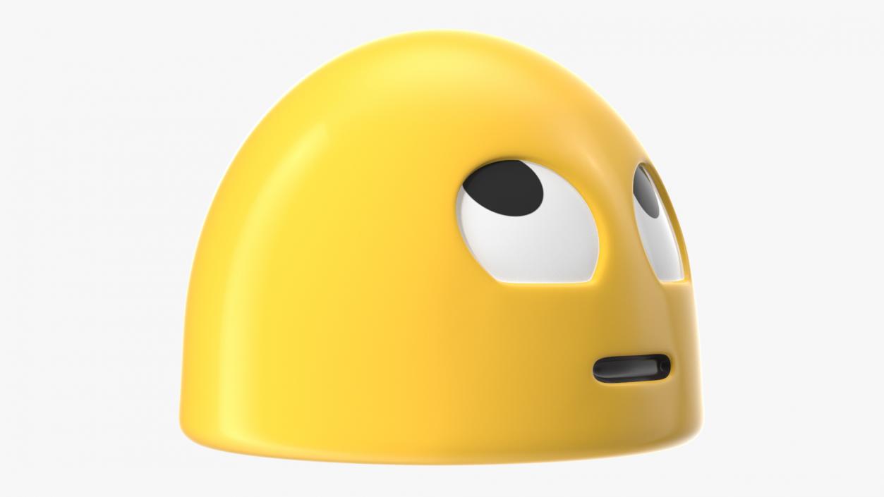 Eye Roll Android Emoji 3D