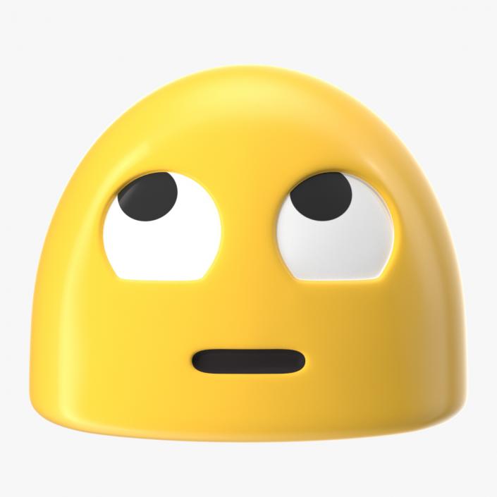 Eye Roll Android Emoji 3D