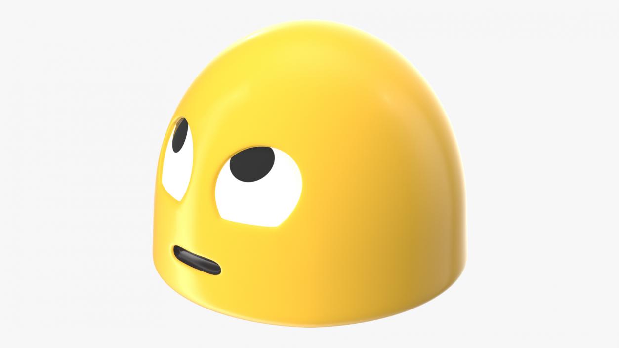 Eye Roll Android Emoji 3D