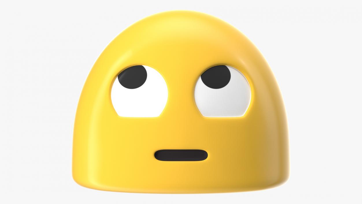 Eye Roll Android Emoji 3D