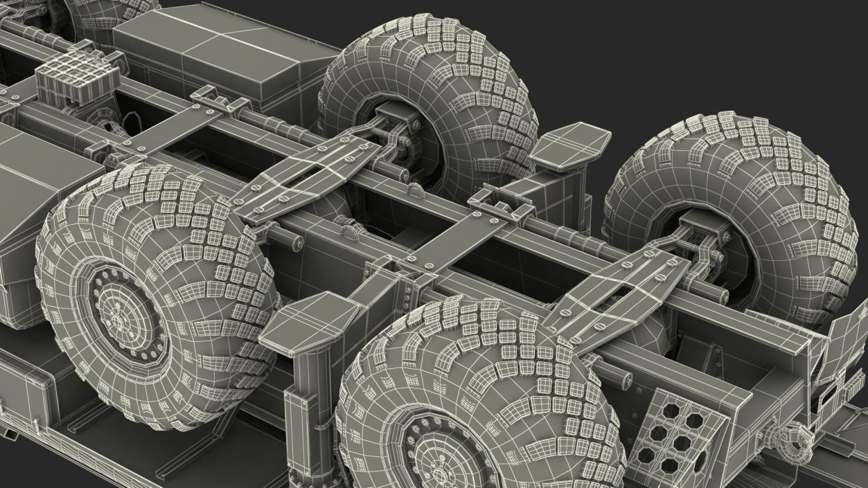 3D Smerch BM-30 Heavy Multiple Rocket Launcher model