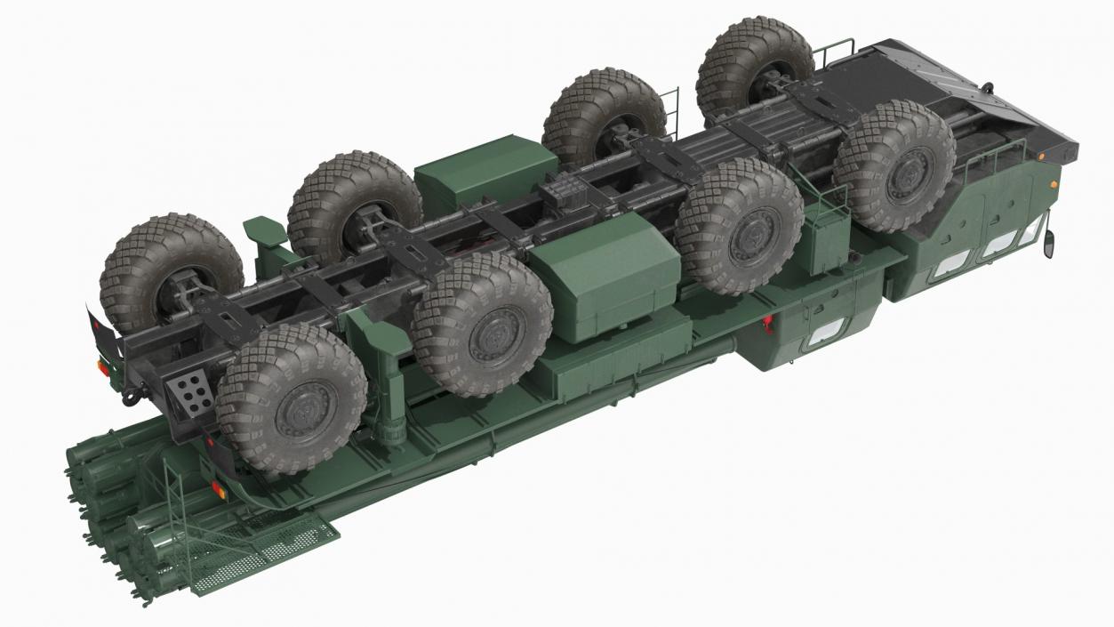 3D Smerch BM-30 Heavy Multiple Rocket Launcher model