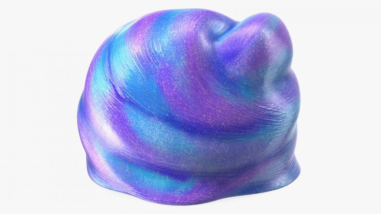 Blue Purple Toy Slimes 3D