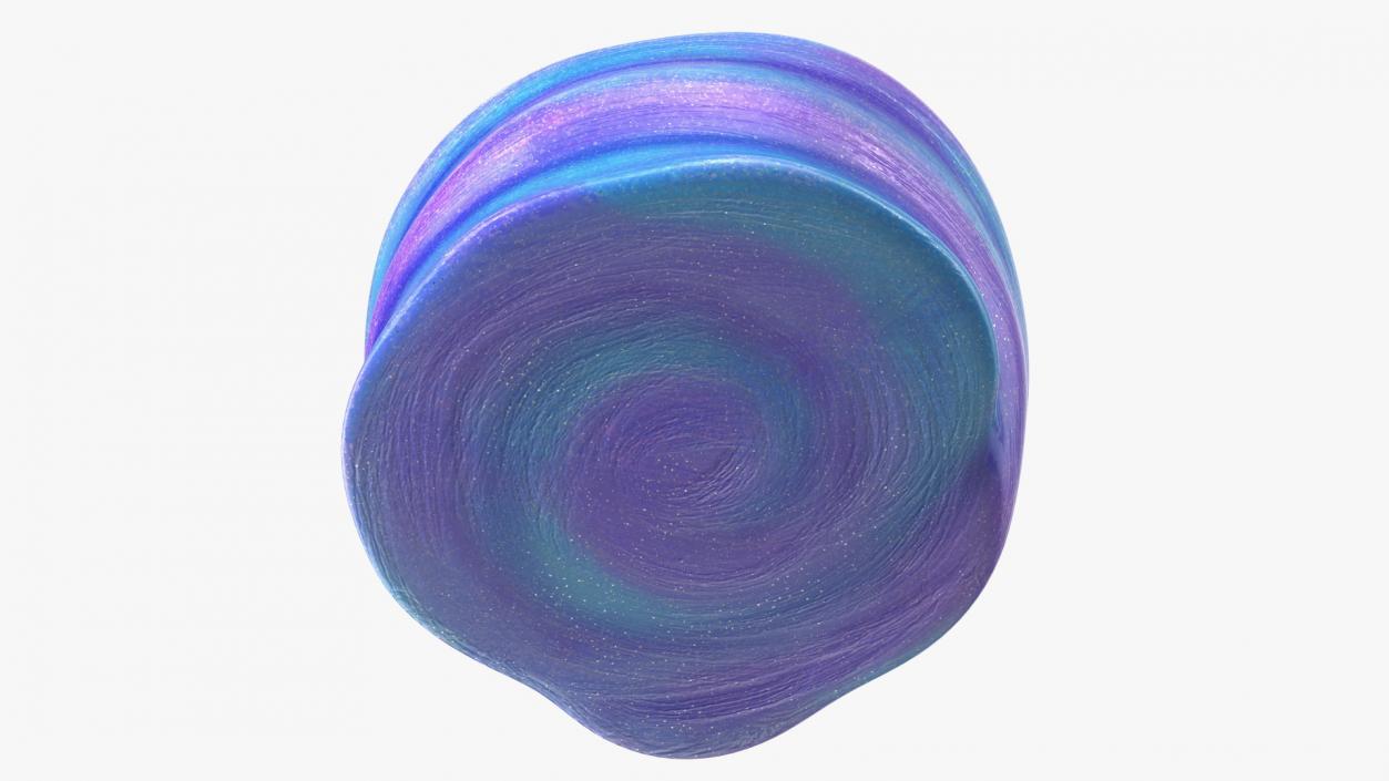 Blue Purple Toy Slimes 3D