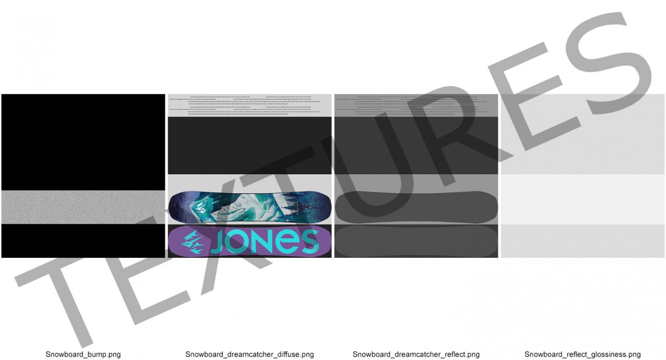 3D model Snowboard Jones