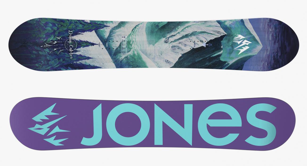 3D model Snowboard Jones