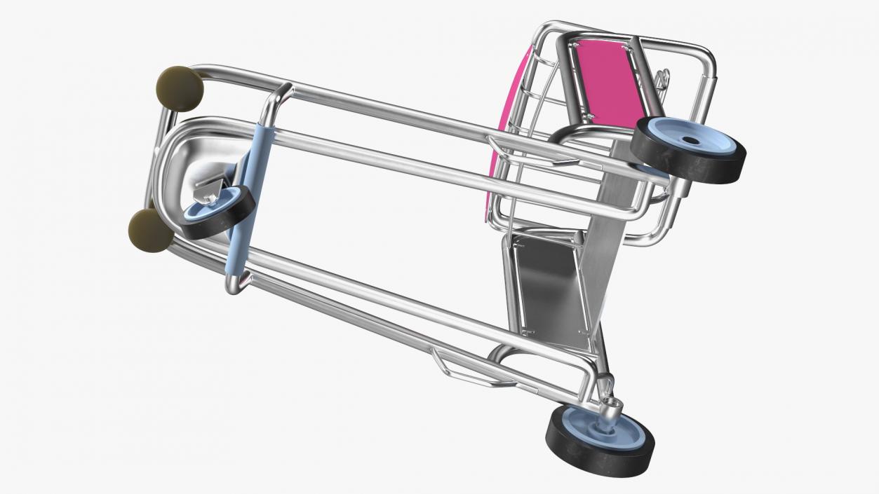 3D model Airport Luggage Cart