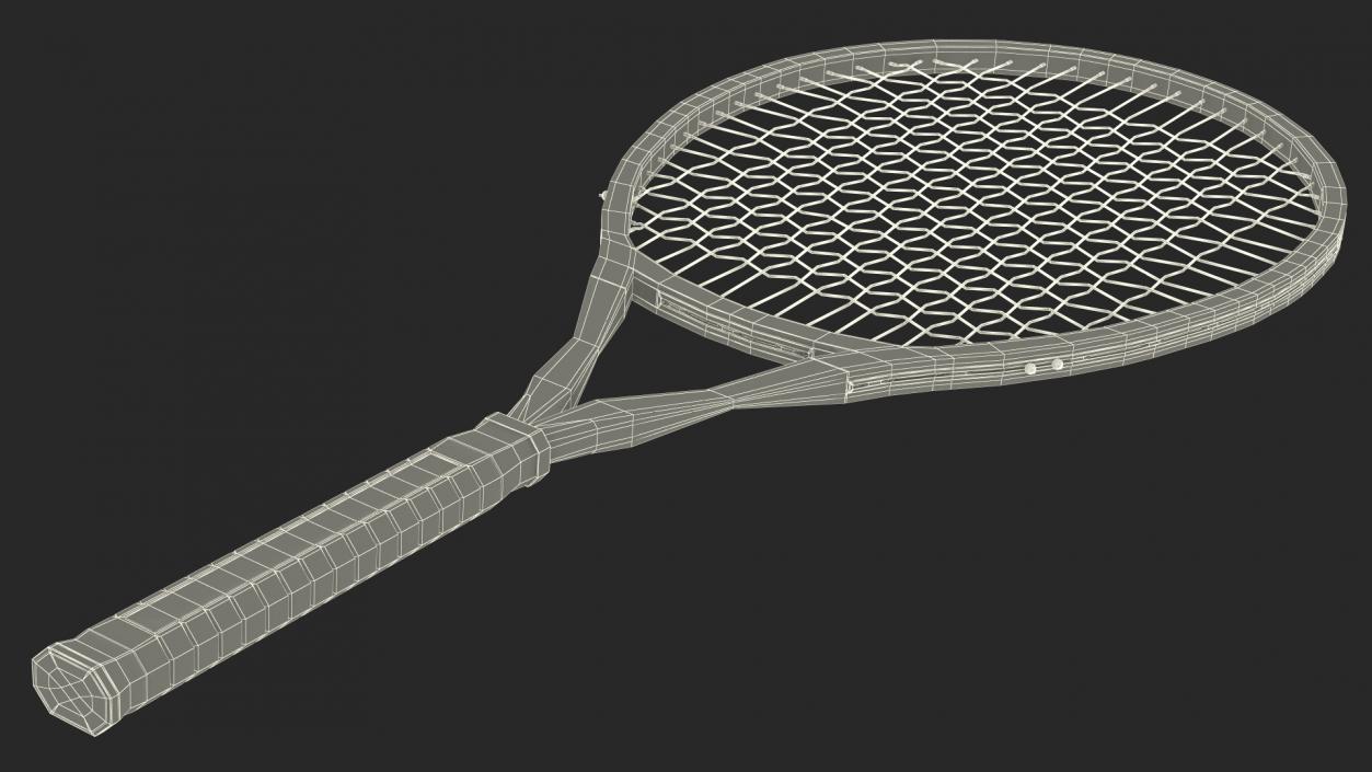 Tennis Racket Red 3D