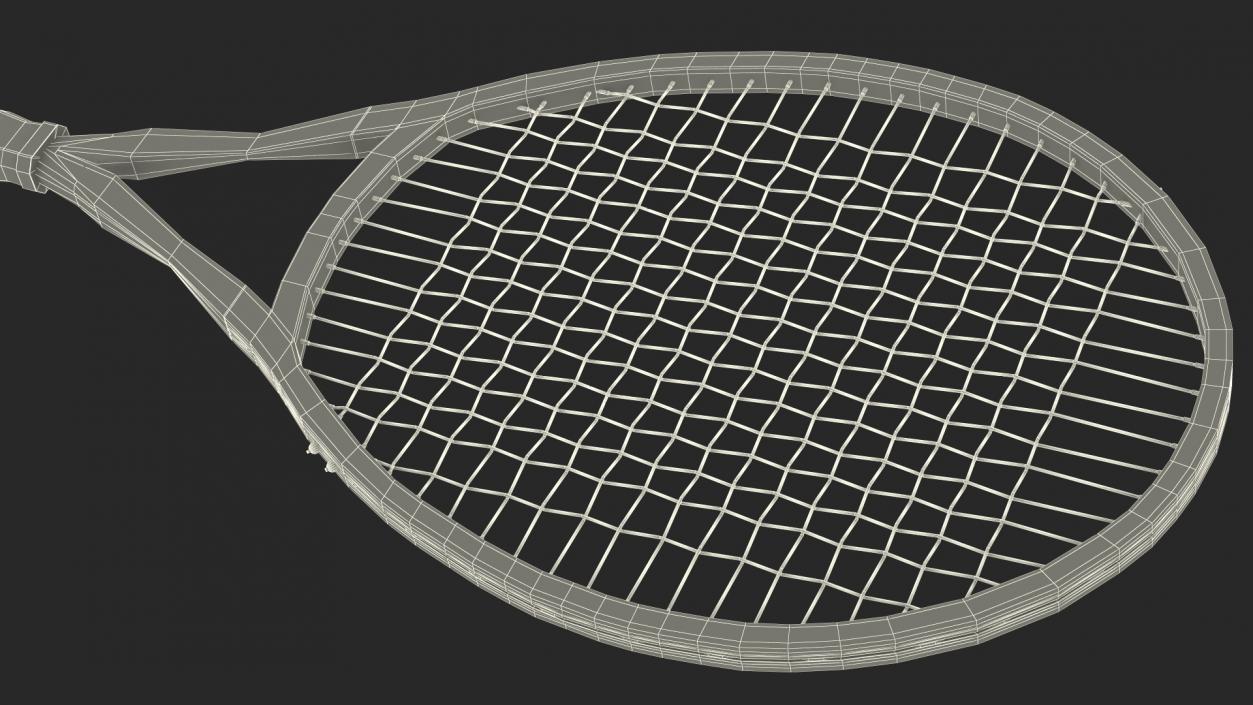 Tennis Racket Red 3D