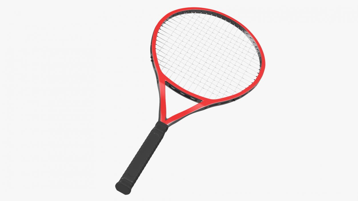 Tennis Racket Red 3D