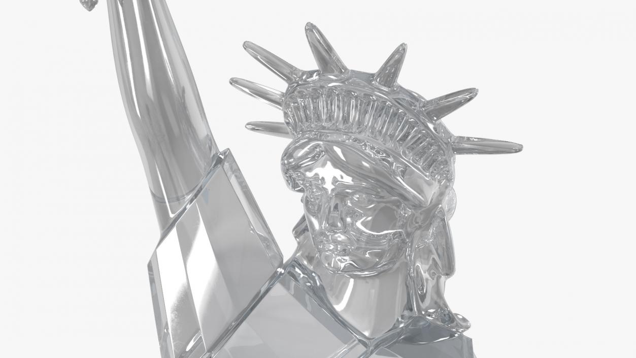 3D Crystal Decor Statue of Liberty 2 model