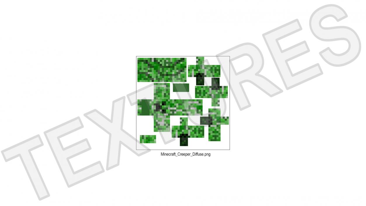 Minecraft Creeper Character 3D