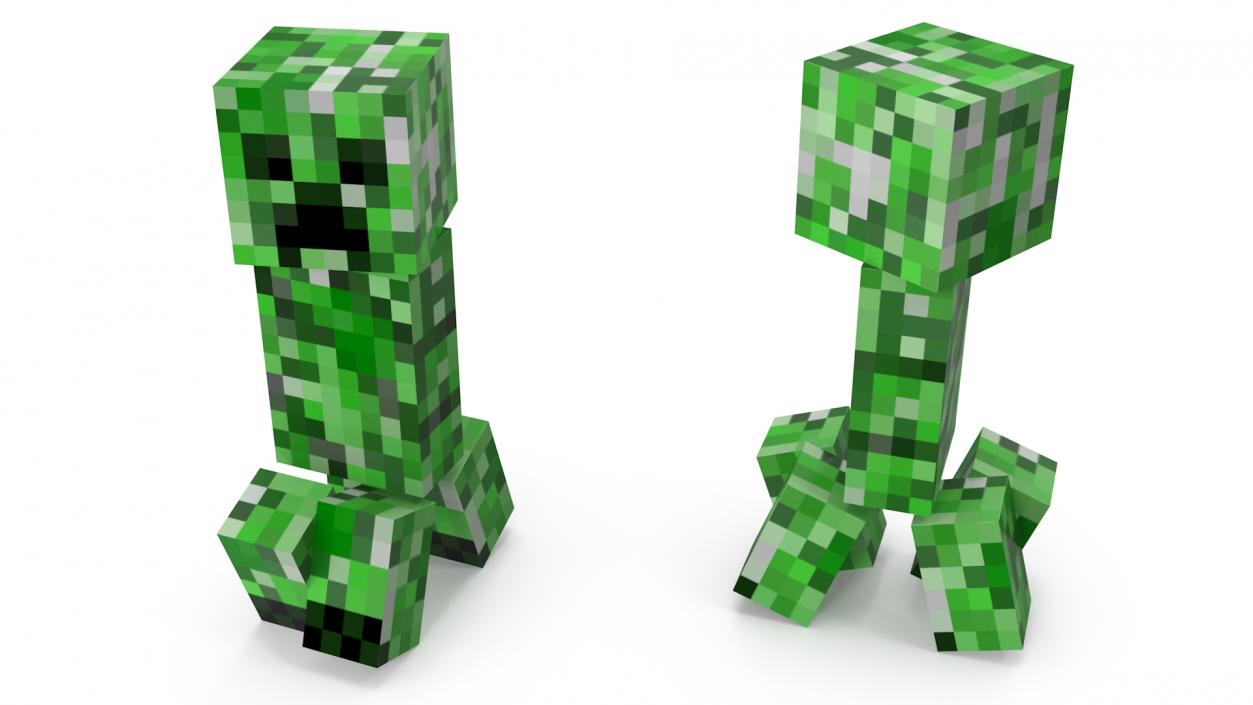 Minecraft Creeper Character 3D