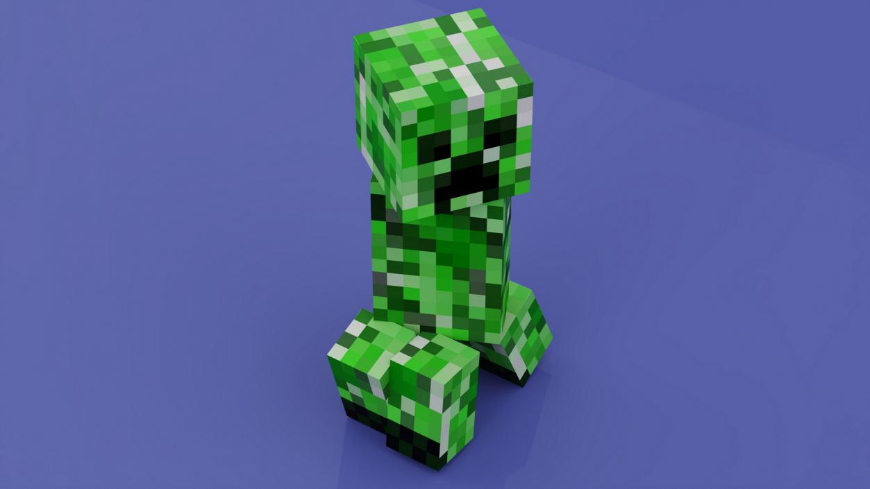 Minecraft Creeper Character 3D