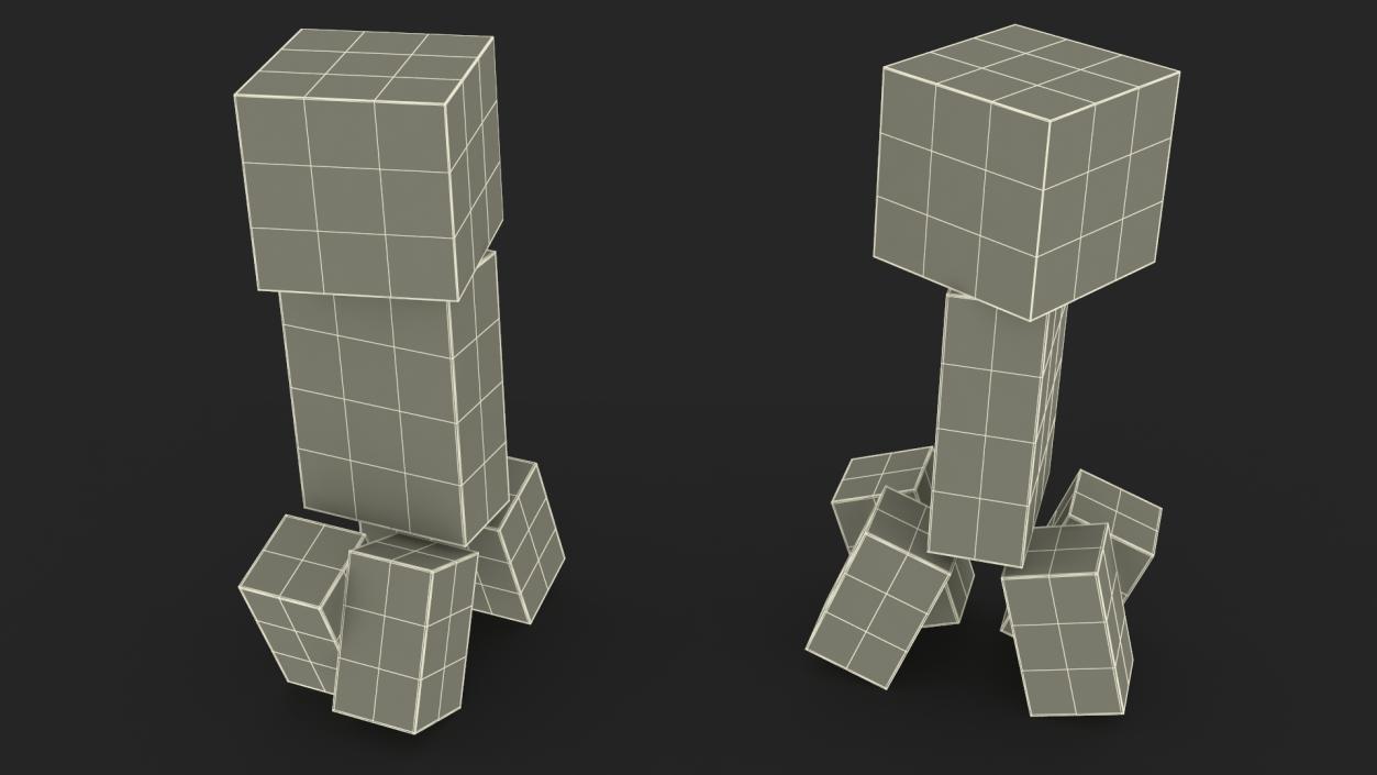 Minecraft Creeper Character 3D