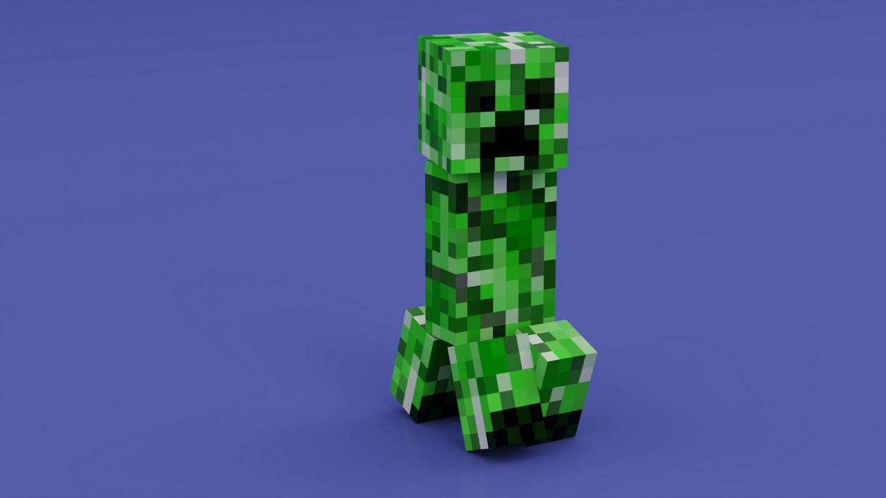 Minecraft Creeper Character 3D