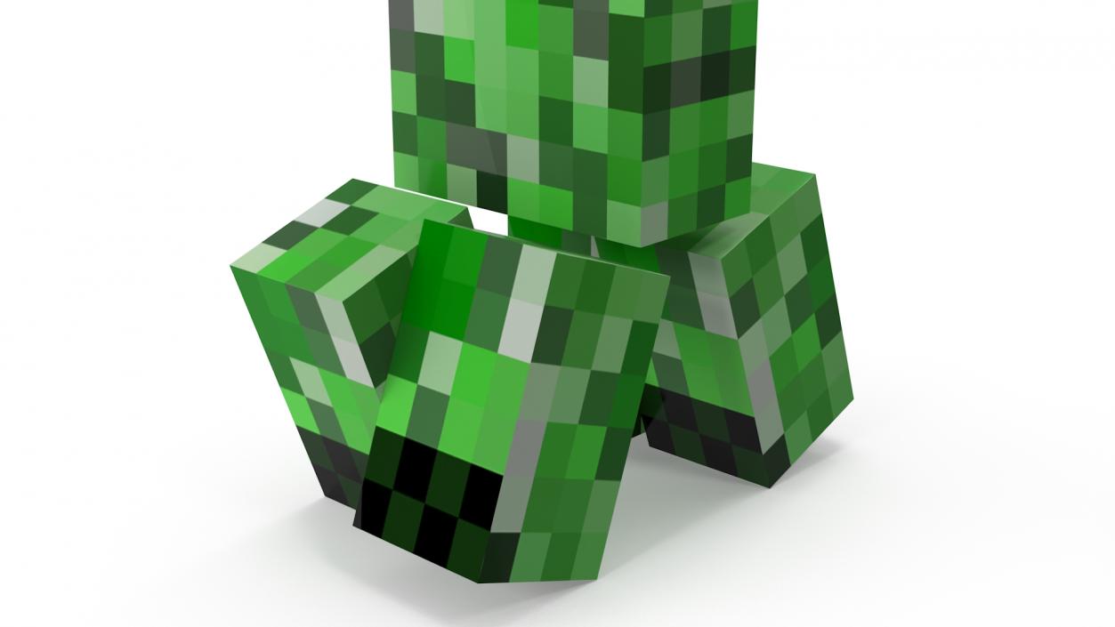 Minecraft Creeper Character 3D