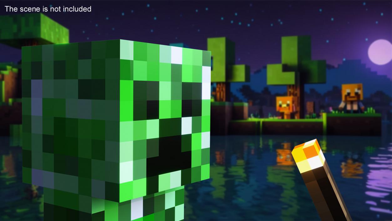 Minecraft Creeper Character 3D