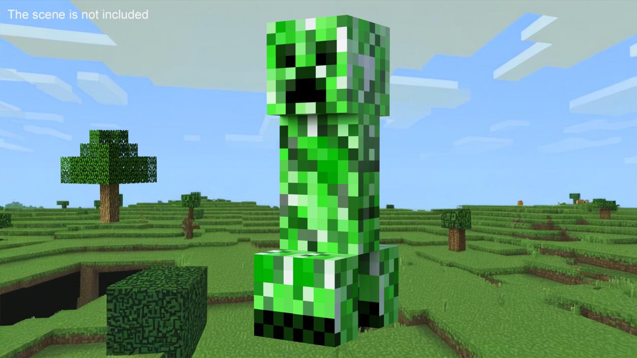 Minecraft Creeper Character 3D