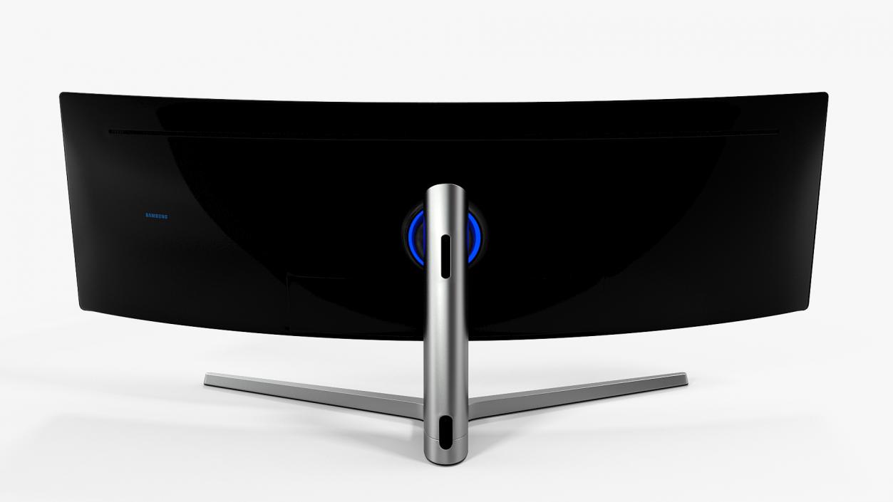 3D Samsung Ultrawide CHG90 QLED Gaming Monitor model