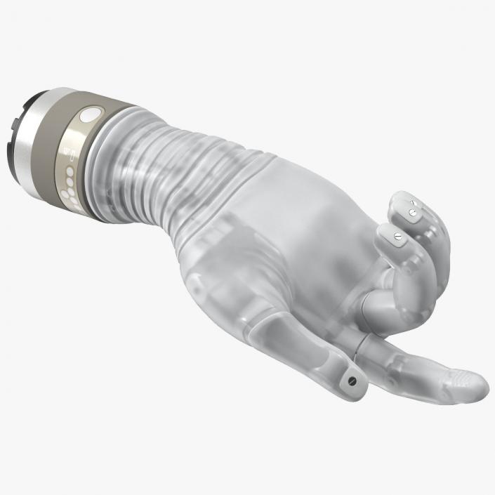 3D Wrist Bionic Hand Deka Rigged for Maya model