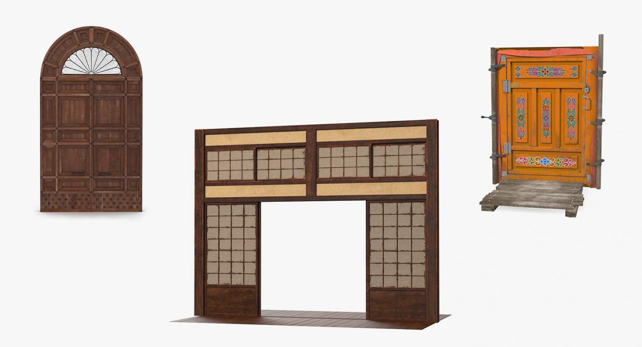 3D Doors Collection 2 model