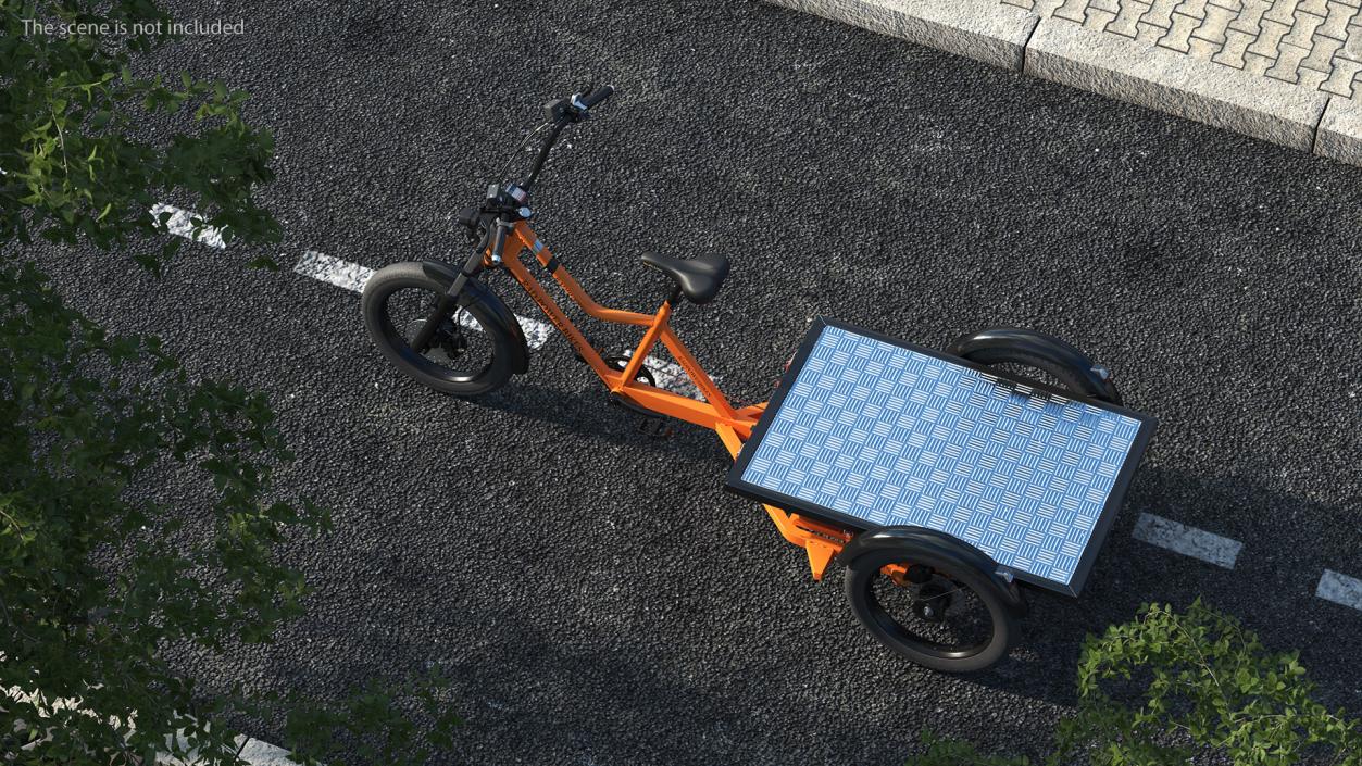 3D Rad Power Bike RadBurro with Flatbed