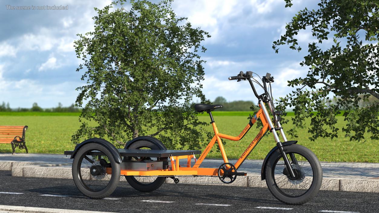 3D Rad Power Bike RadBurro with Flatbed