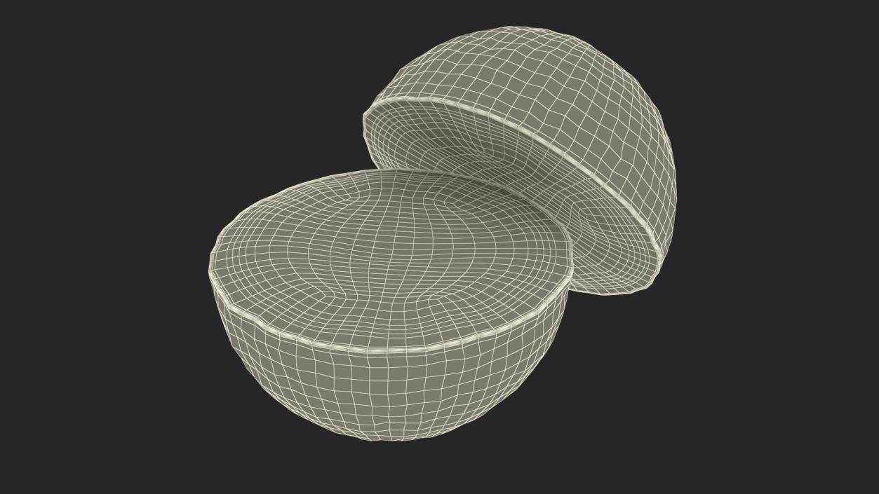 3D model Grapefruit Citrus Fruit Cut in Half