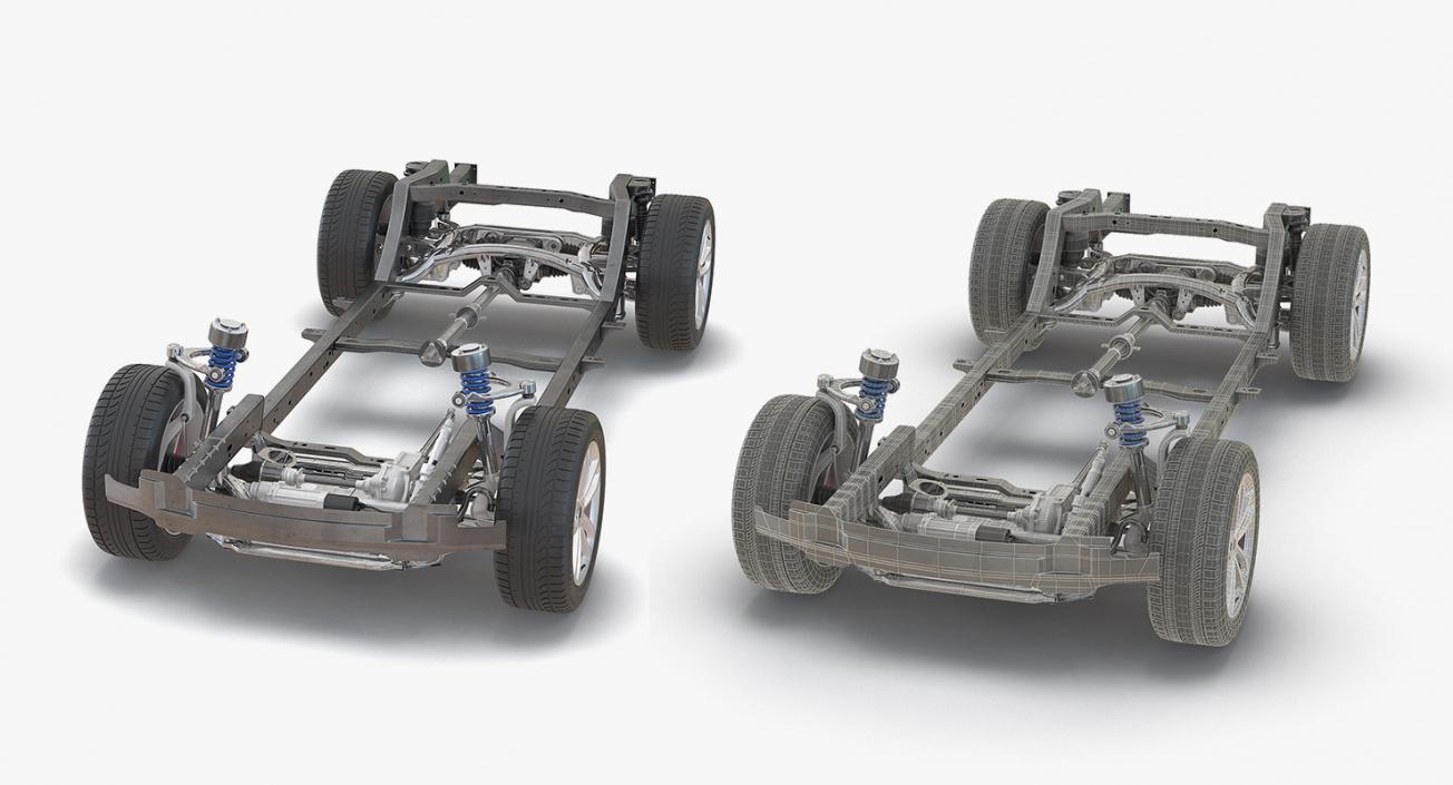 3D Vehicle Chassis 3D Models Collection 5 model