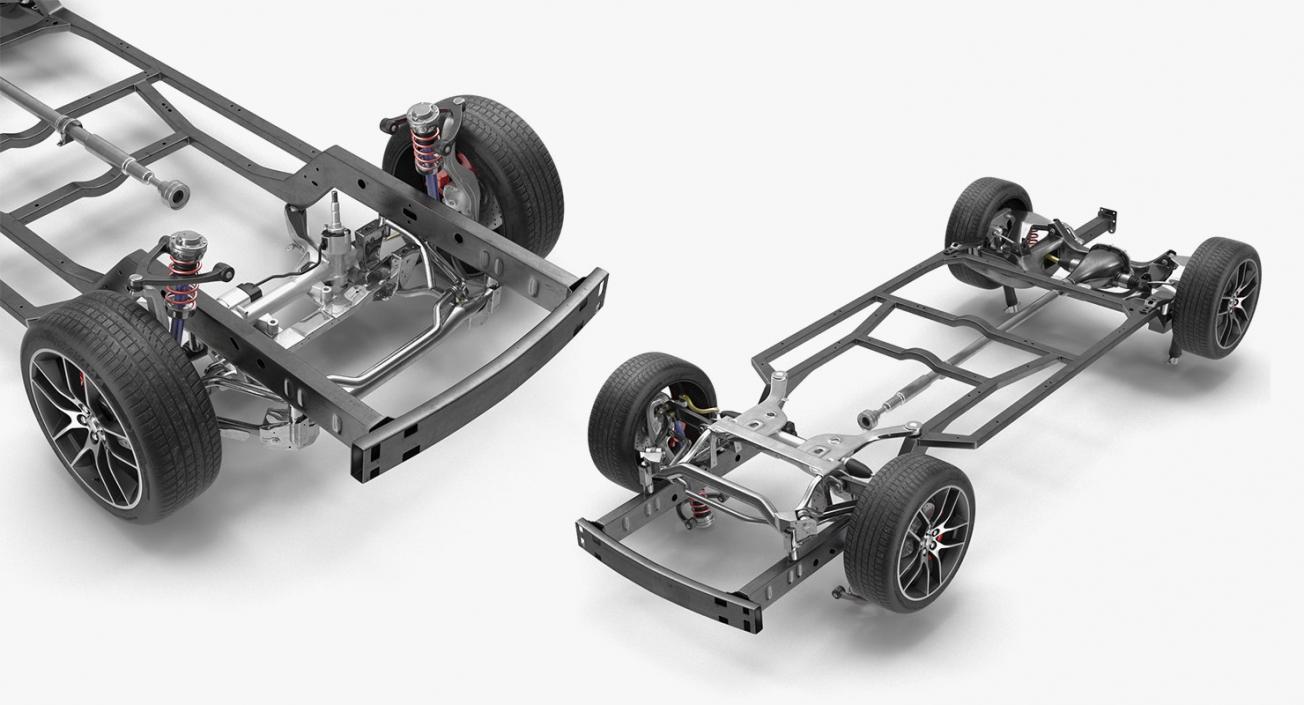 3D Vehicle Chassis 3D Models Collection 5 model